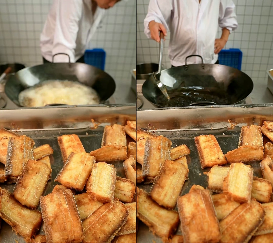 油炸带鱼香酥带鱼带鱼段