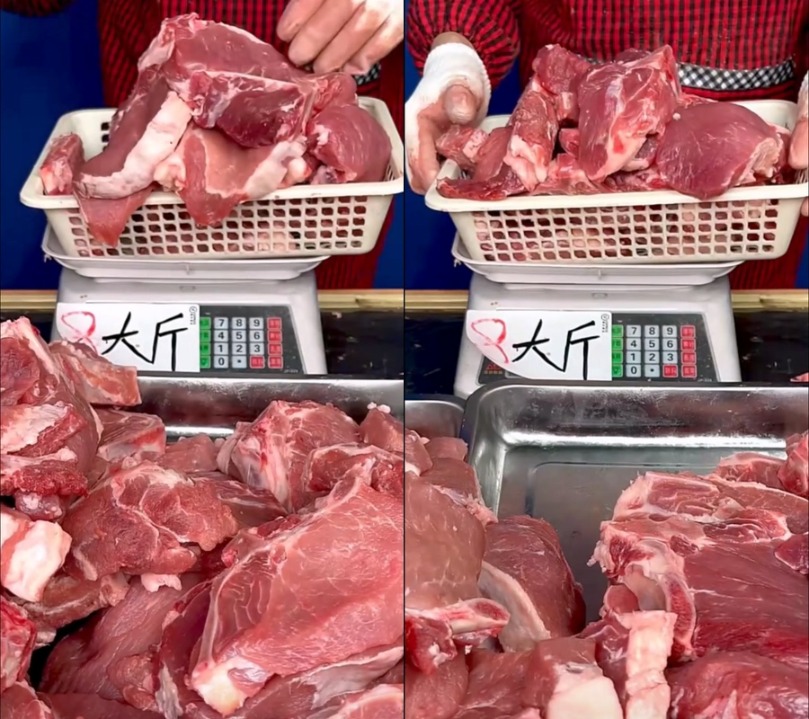 猪肉猪排骨沂蒙山雪花排骨不露脸直播视频半无人直播视频