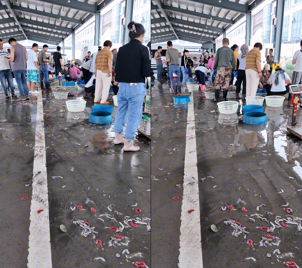 海鲜市场视频背景视频梭子蟹背景视频