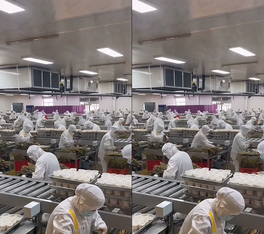 工人车间室内工厂生产背景视频多用途