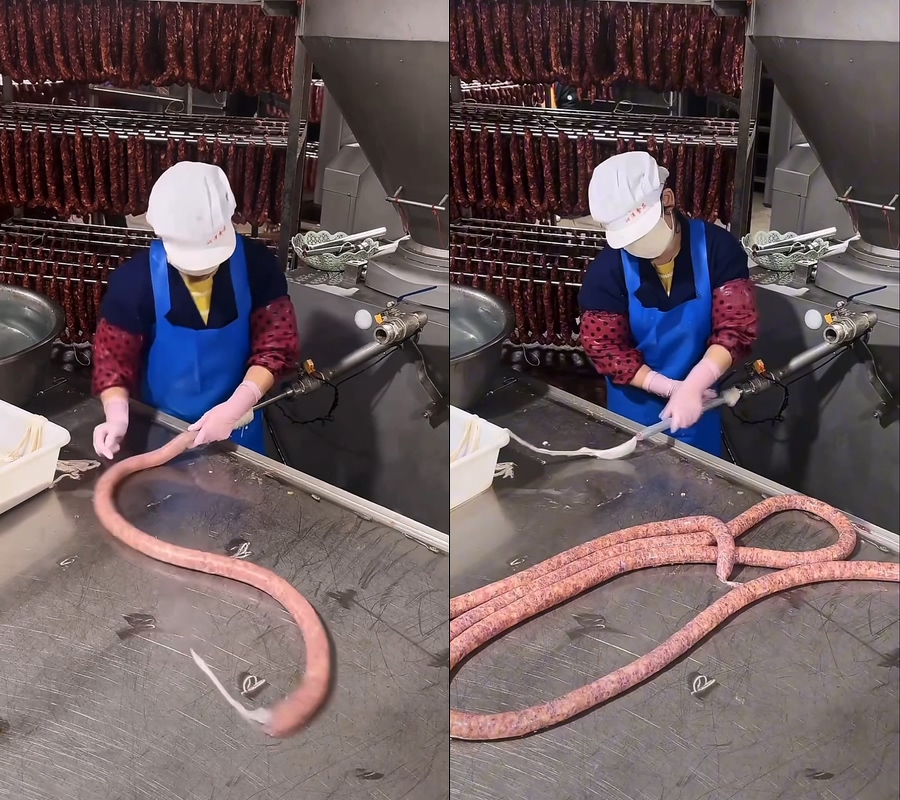 香肠红场肉肠直播视频