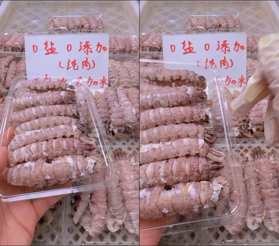 皮皮虾虾婆肉老虎虾直播视频