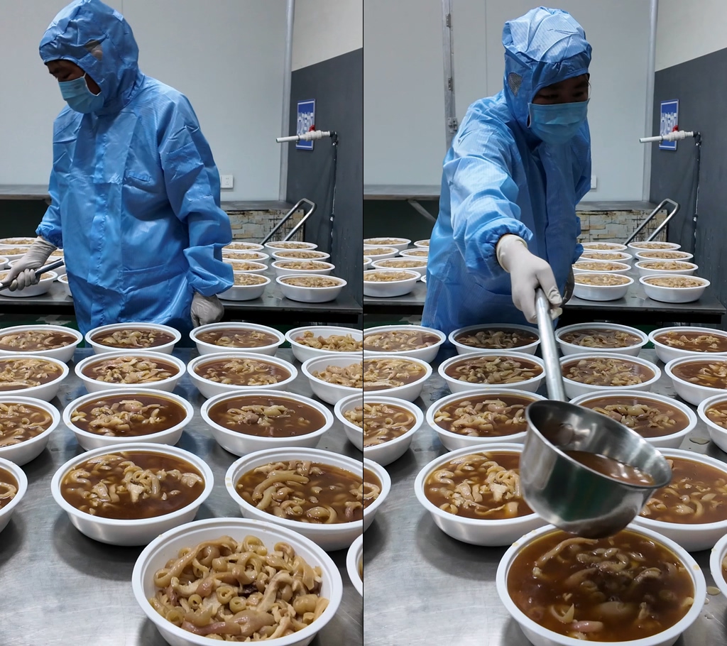 猪皮冻浇汤制作视频