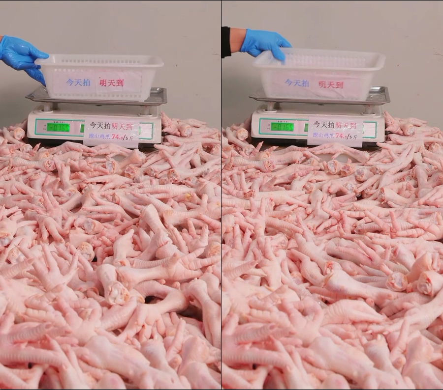鸡爪直播视频生鸡爪