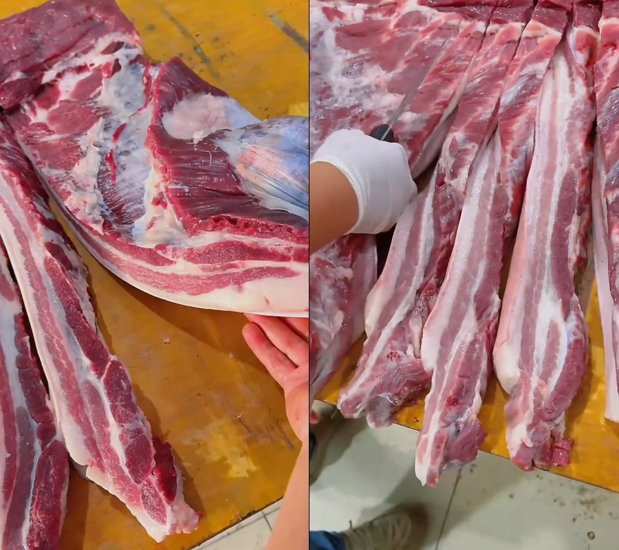 土猪猪肉五花肉直播视频