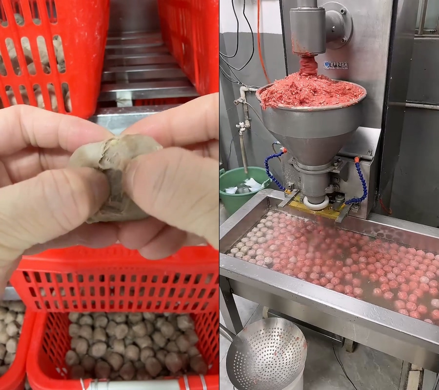 潮汕肉丸牛筋丸牛肉丸制作视频