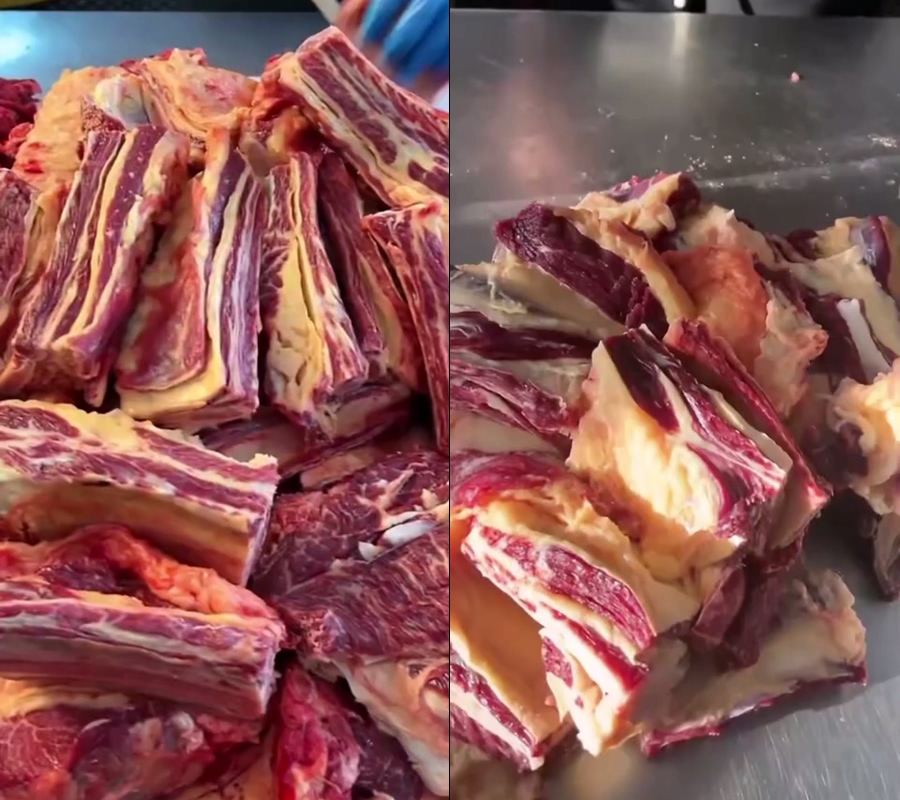 黄膘牛肉黄膘牛肋排直播视频